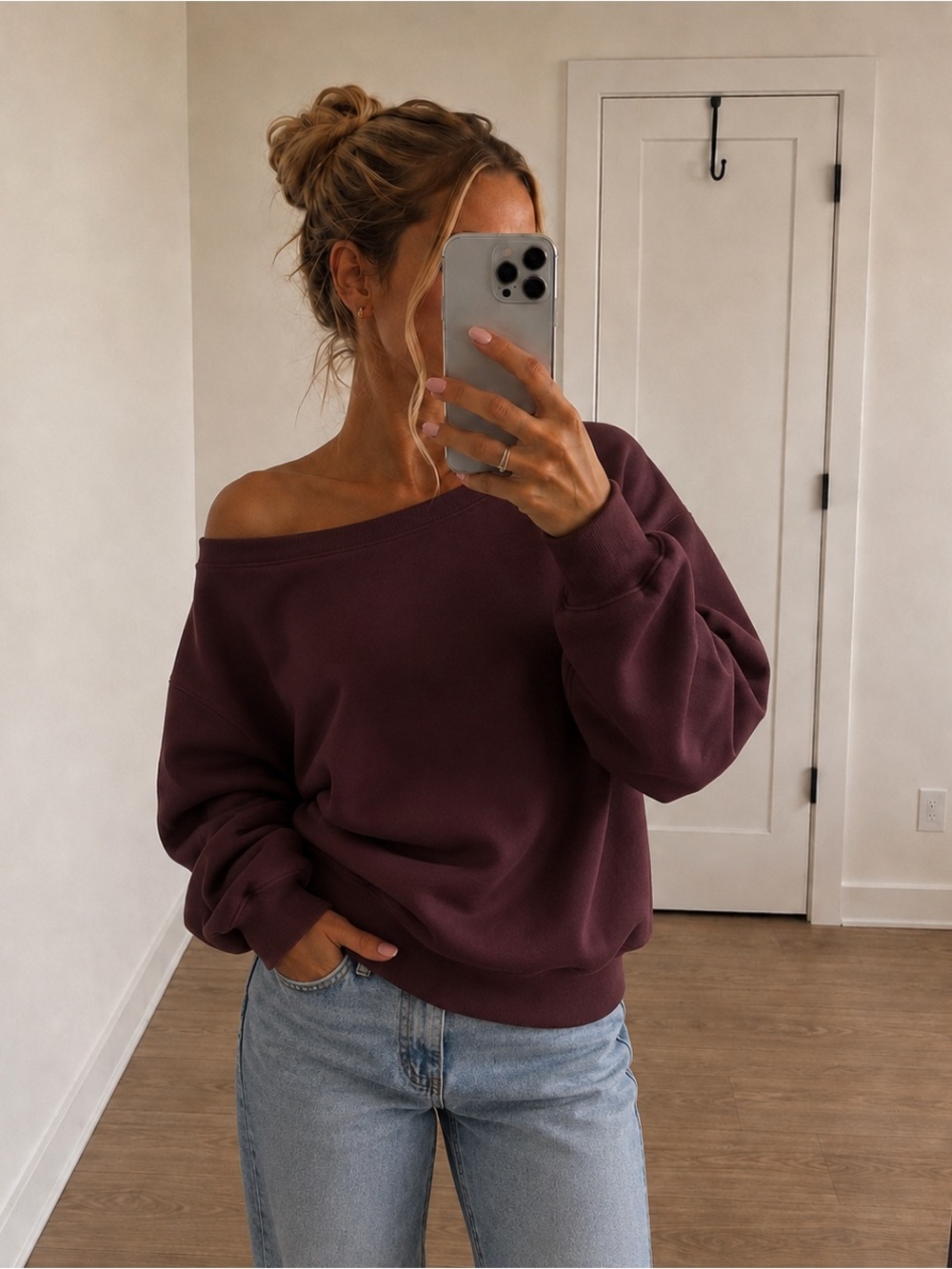 Out From Under Off The Shoulder Sweatshirt